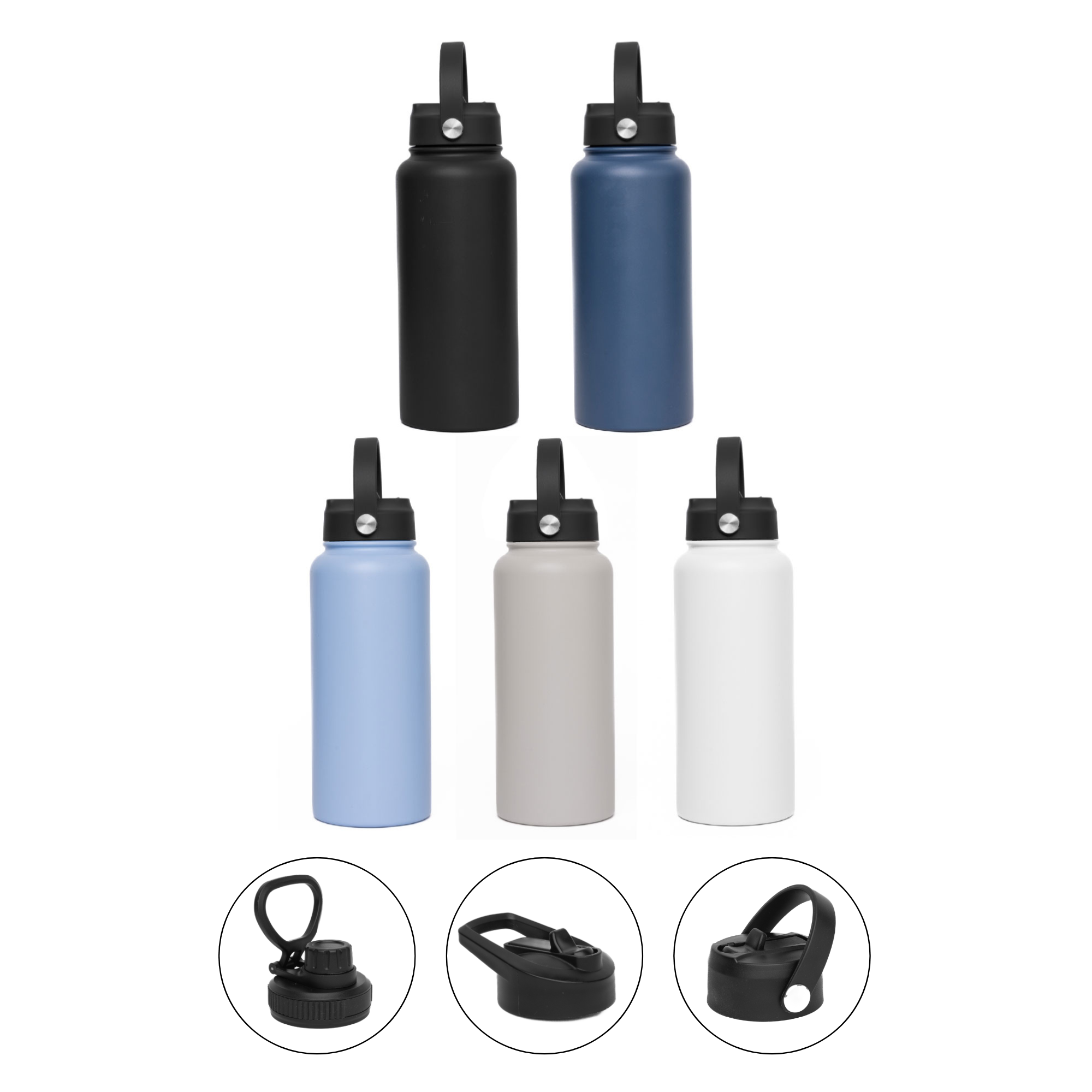 LAPEN 1L Vacuum Bottle – 3 Different Lid Options LAPEN 1L Vacuum Bottle – 3 Different Lid Options