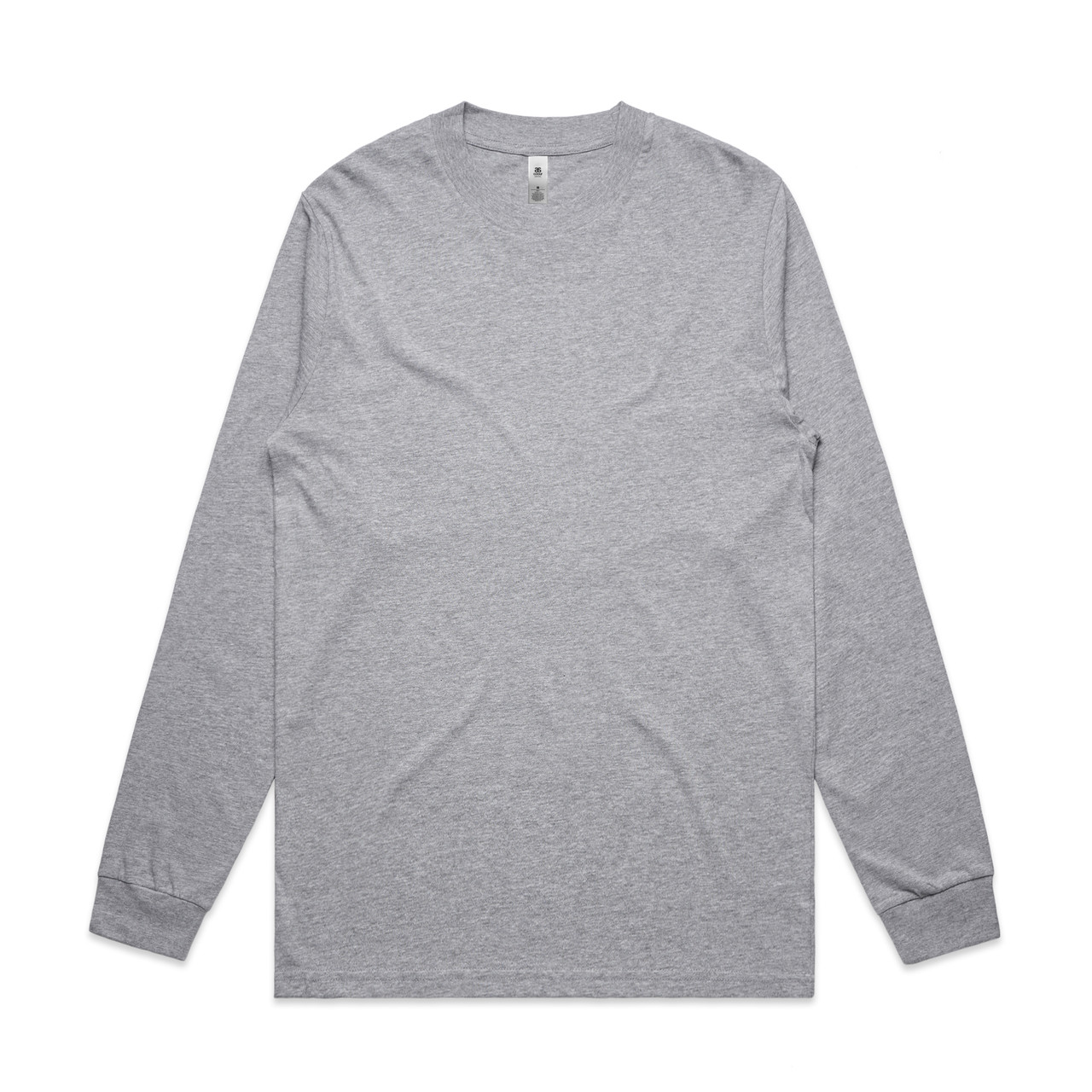 Mens General L/S Tee Long Sleeve Grey Marle