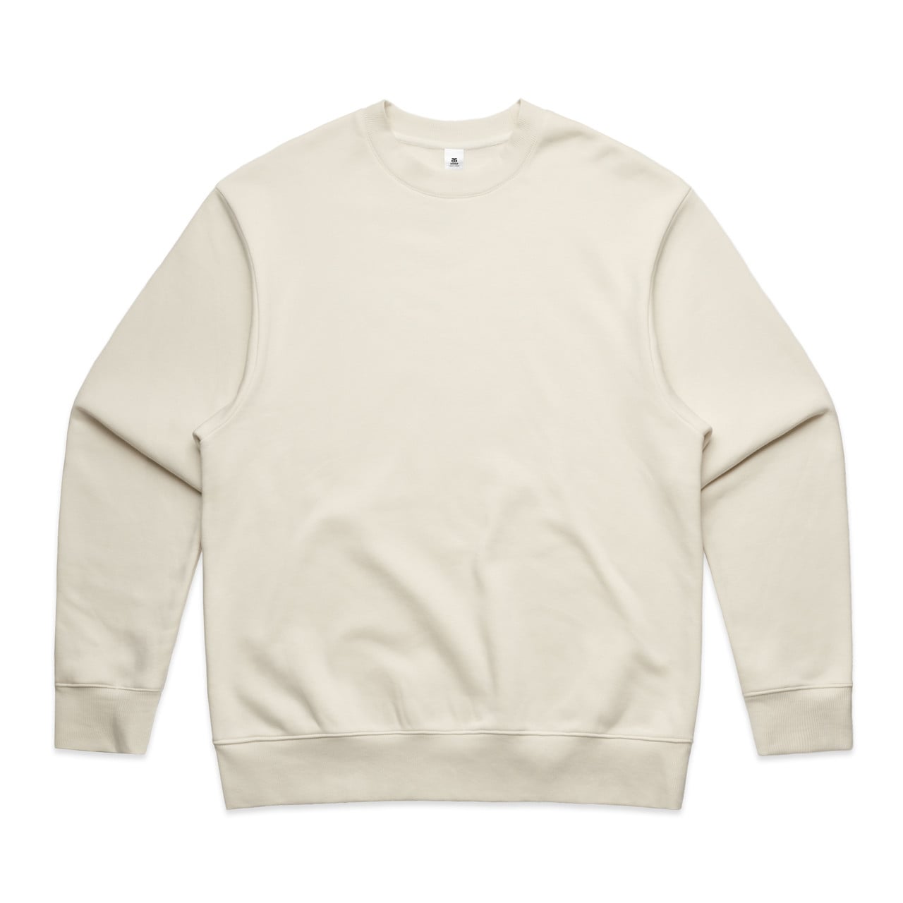 Mens Heavy Crew Ecru Mens Heavy Crew Ecru