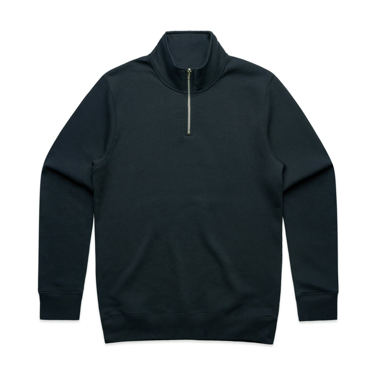 Mens Stencil Half Zip Crew Navy Mens Stencil Half Zip Crew Navy