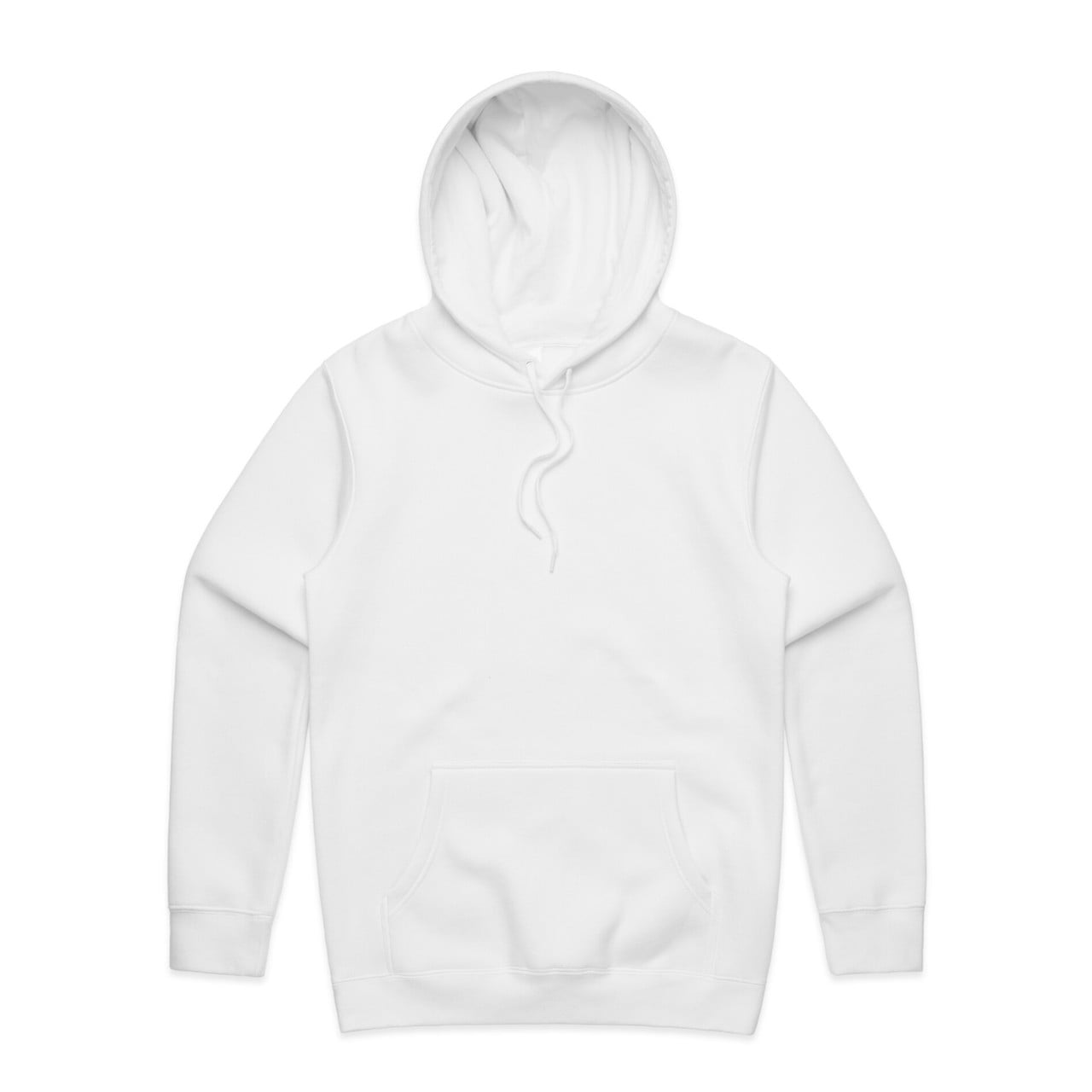 Mens Stencil Hood White