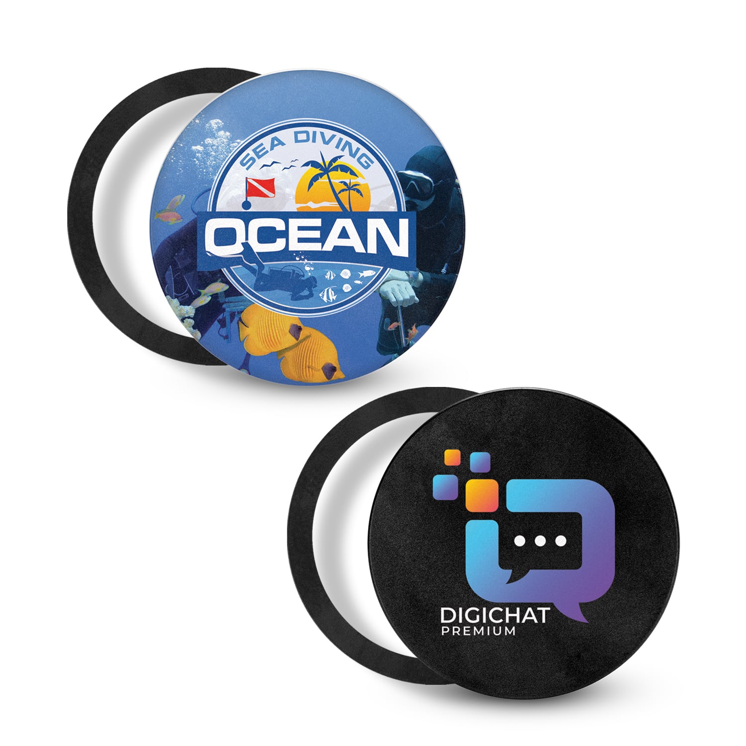 Multi-Functional Magnetic Badge Multi-Functional Magnetic Badge