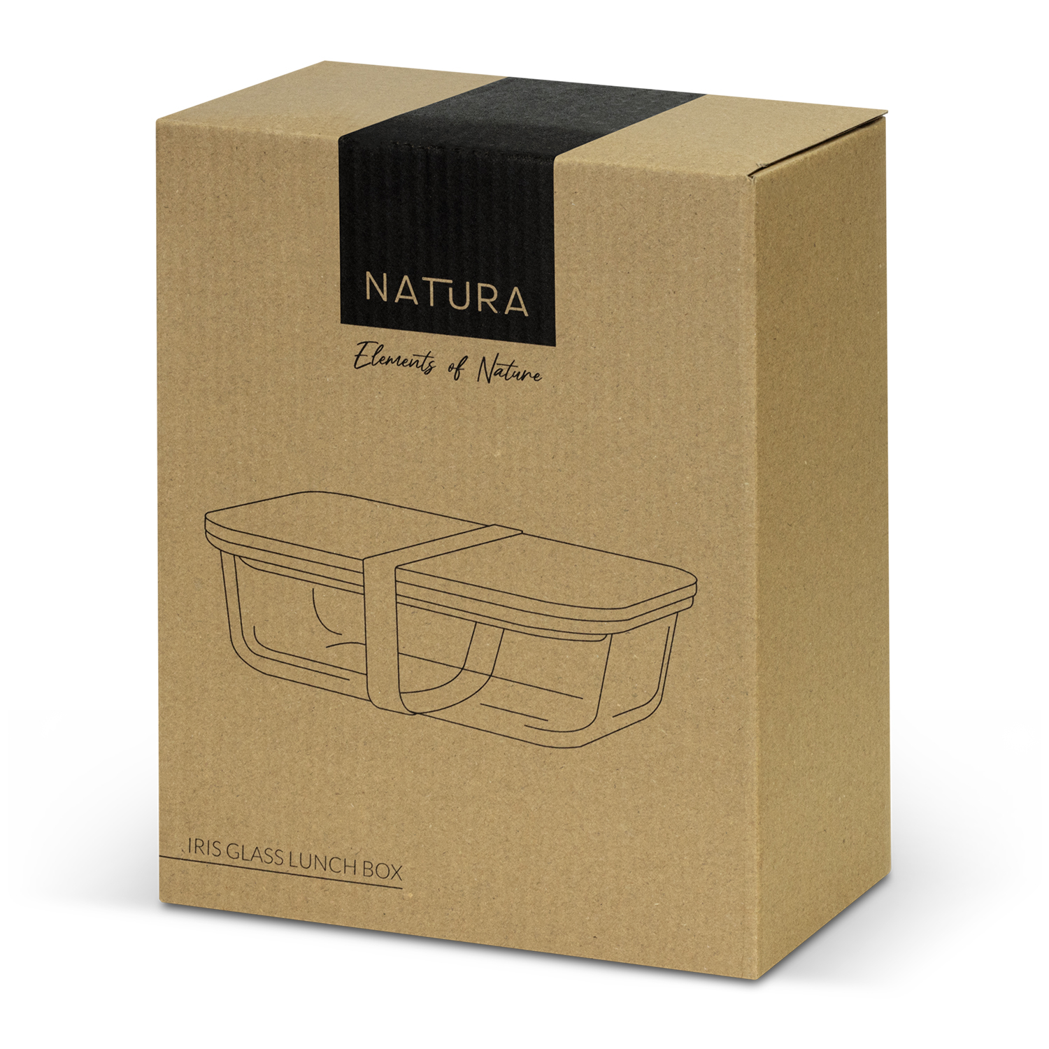 NATURA Iris Glass Lunch Box NATURA Iris Glass Lunch Box