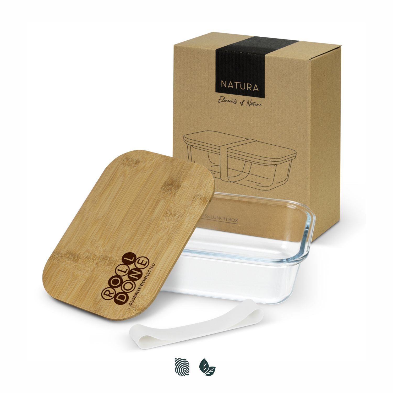 NATURA Iris Glass Lunch Box NATURA Iris Glass Lunch Box
