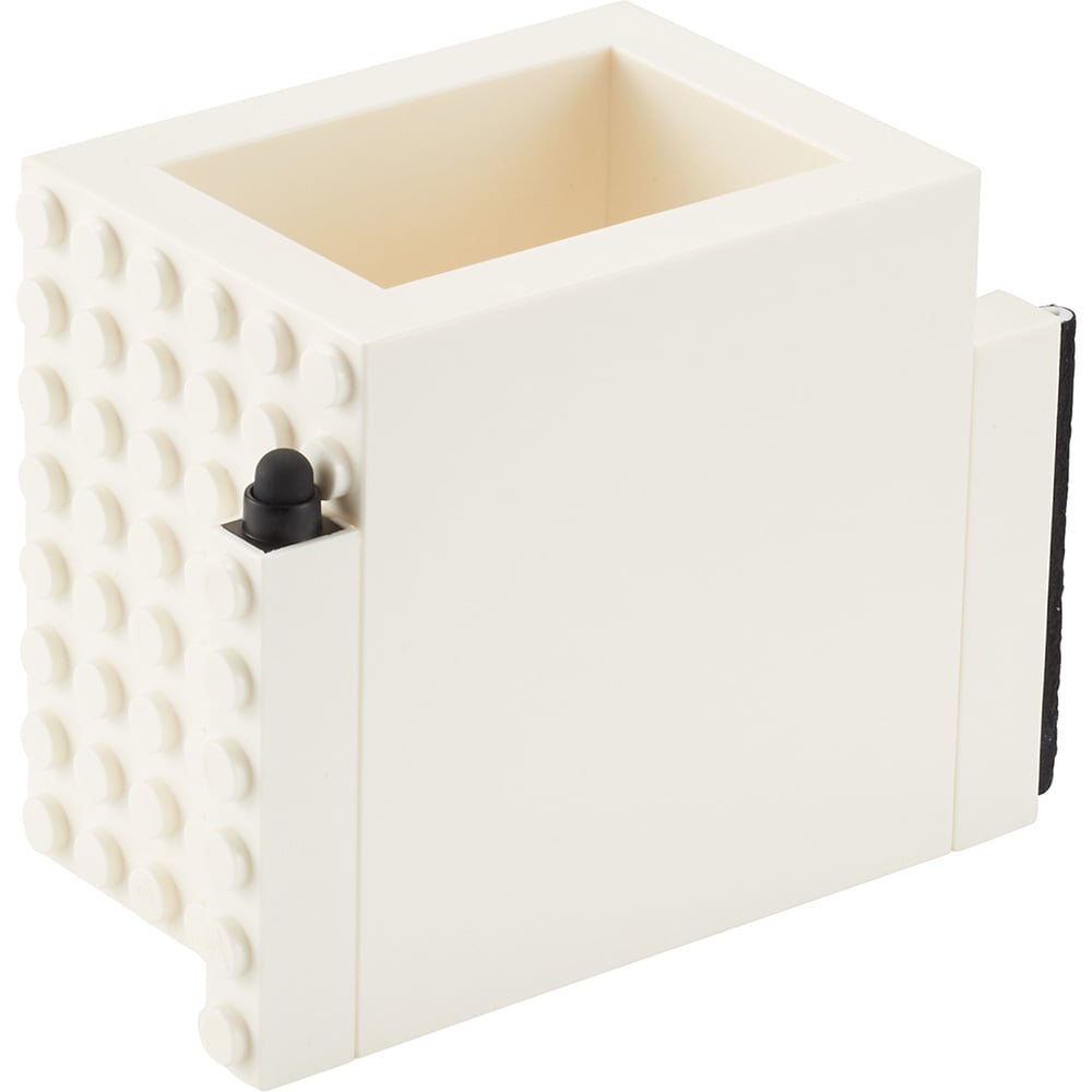 Office Block 3-In-1 Pen Pot Wh Office Block 3-In-1 Pen Pot Wh