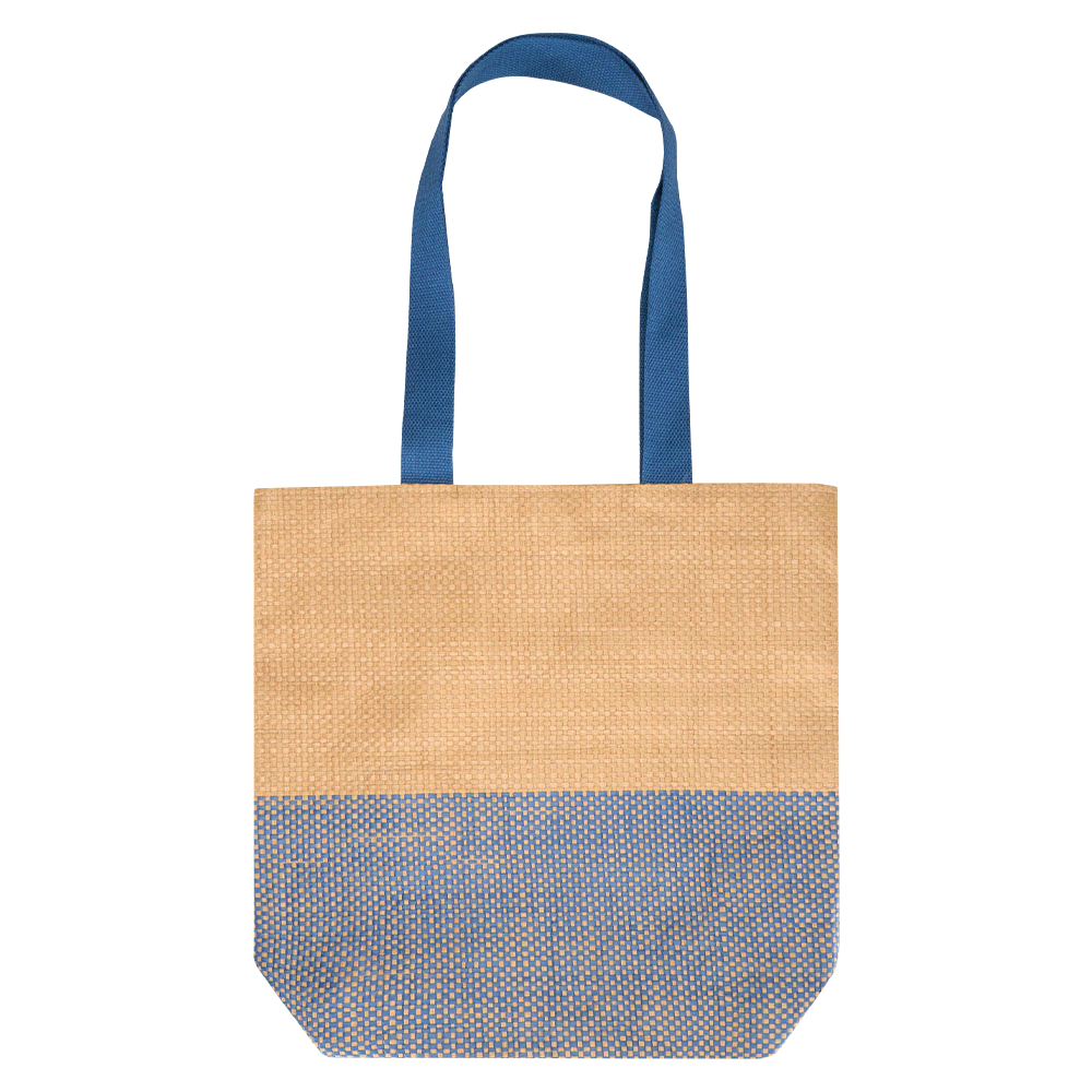 Paper Straw Tote Bag – 10L Bl Paper Straw Tote Bag – 10L Bl