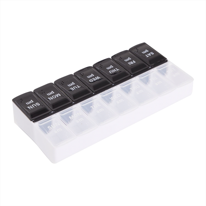 Recycled AM/PM Pill Case