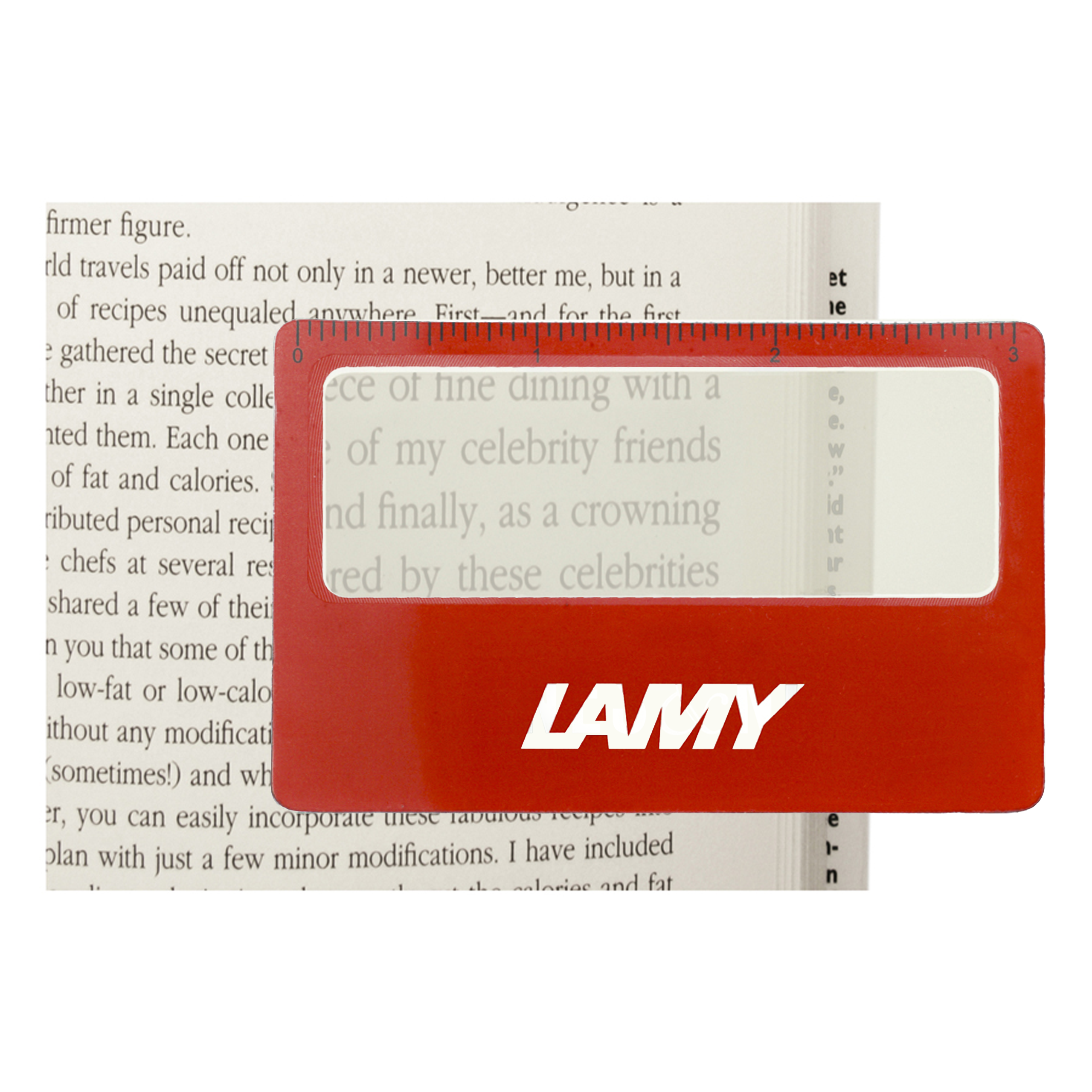 Pocket Ruler Magnifier with Sleeve