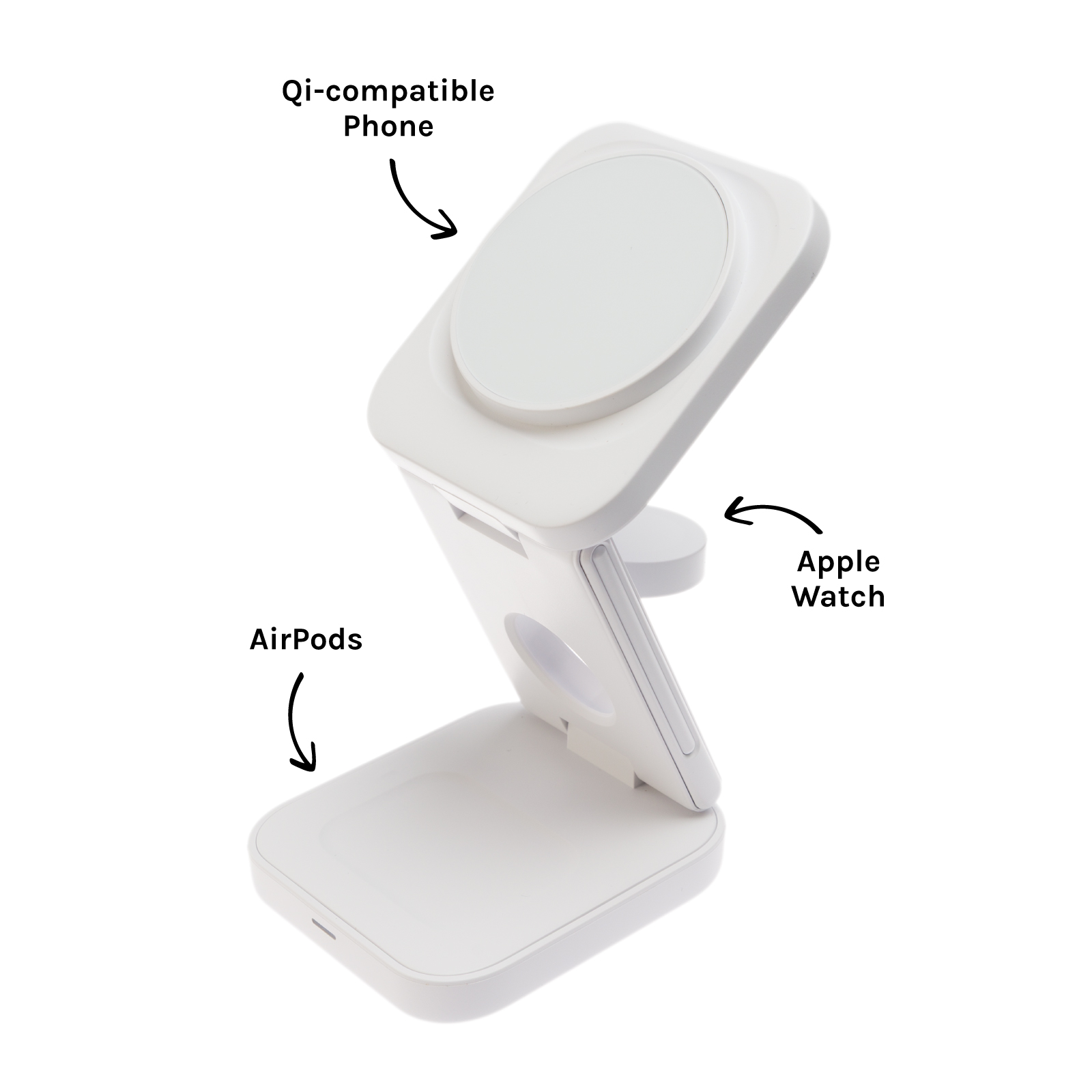 Spartan 3-in-1 Wireless Charger Chargingfeatures