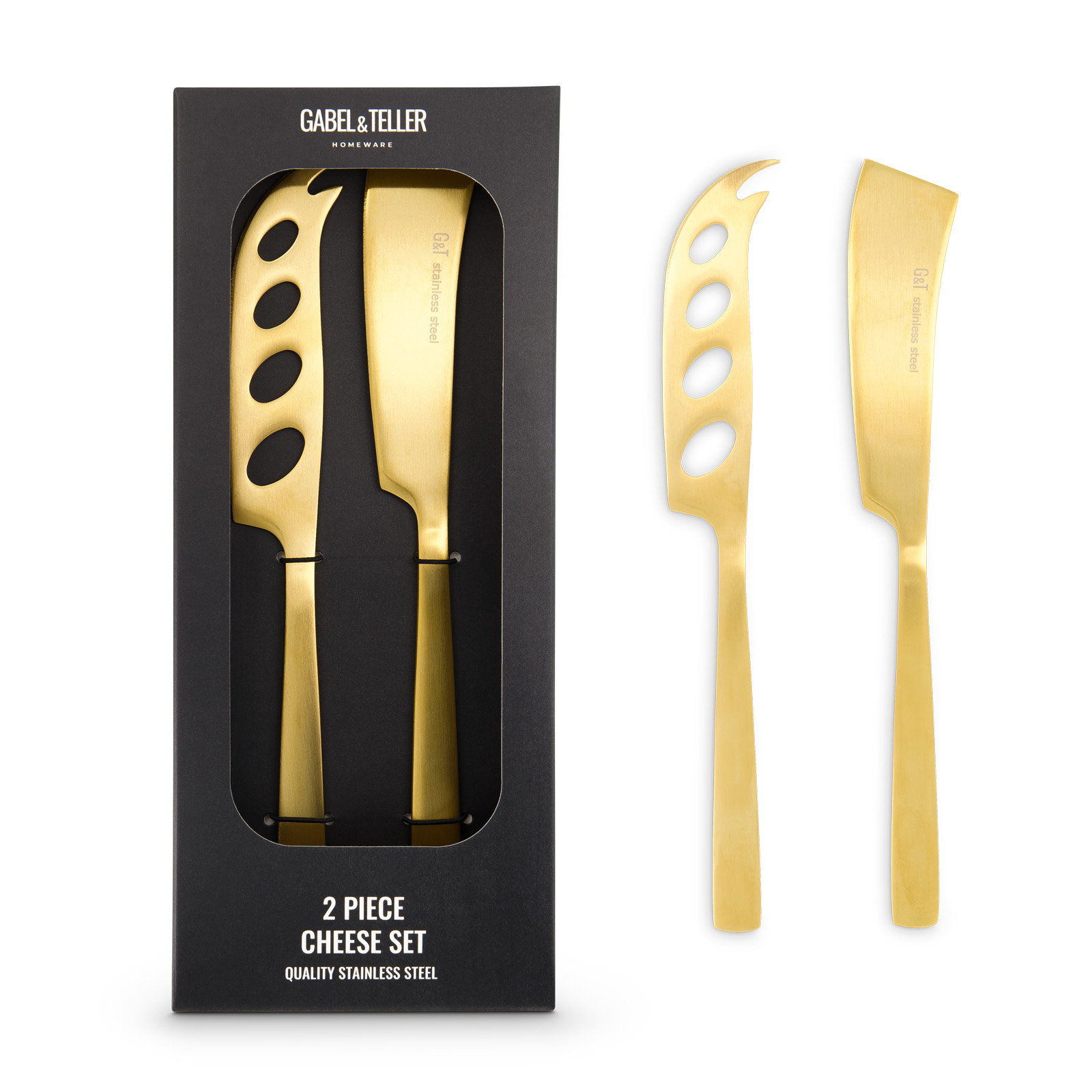 The Generous Host Goldcheeseknifeset