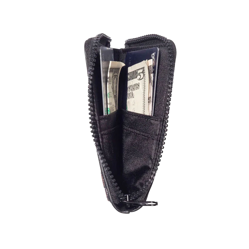 Thread Zipper Wallet Bk Thread Zipper Wallet Bk