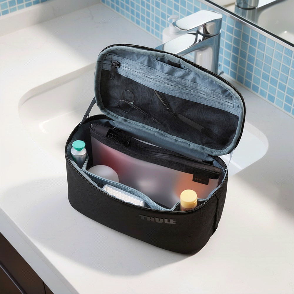 Thule Subterra 2 Toiletry Bag w/ Removable Pouch Bk Thule Subterra 2 Toiletry Bag w/ Removable Pouch Bk