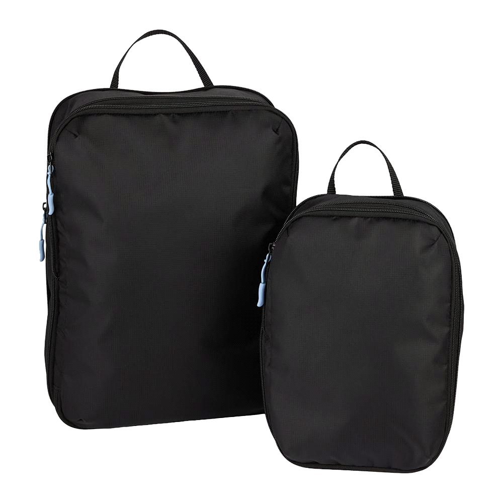Wander & Roam Compression Packing Cube Set Bk