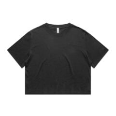 Wo's Heavy Faded Crop Tee