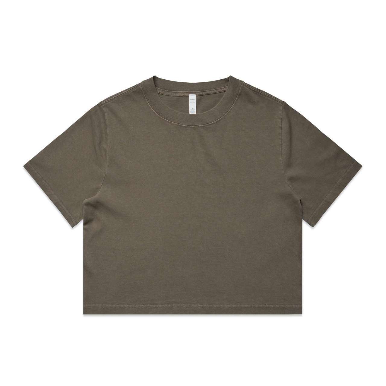 Wo’s Heavy Faded Crop Tee Brown Wo’s Heavy Faded Crop Tee Brown