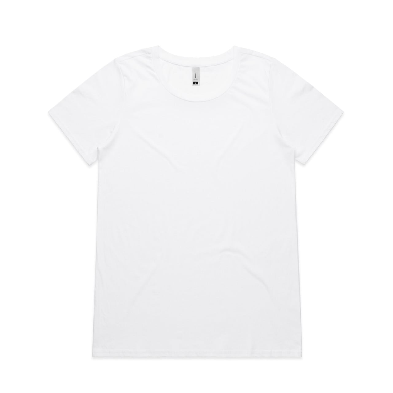 Wo’s Shallow Scoop Tee White Wo’s Shallow Scoop Tee White