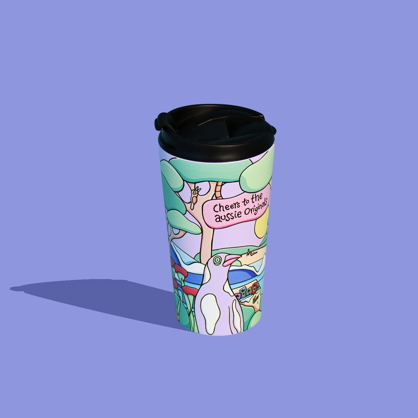 3D Textured Travel Cup